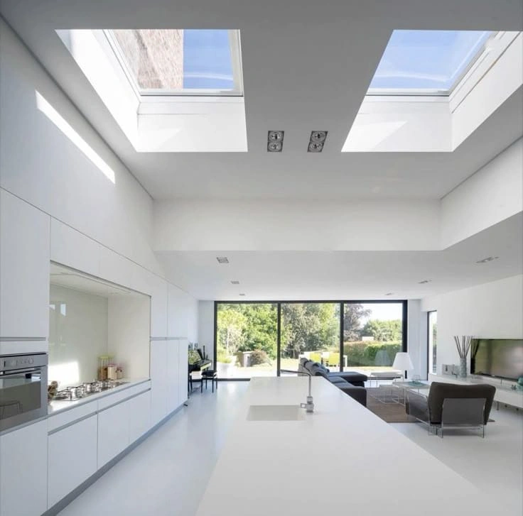 Laminated safety skylight glass for natural interior architectural lighting in Islamabad