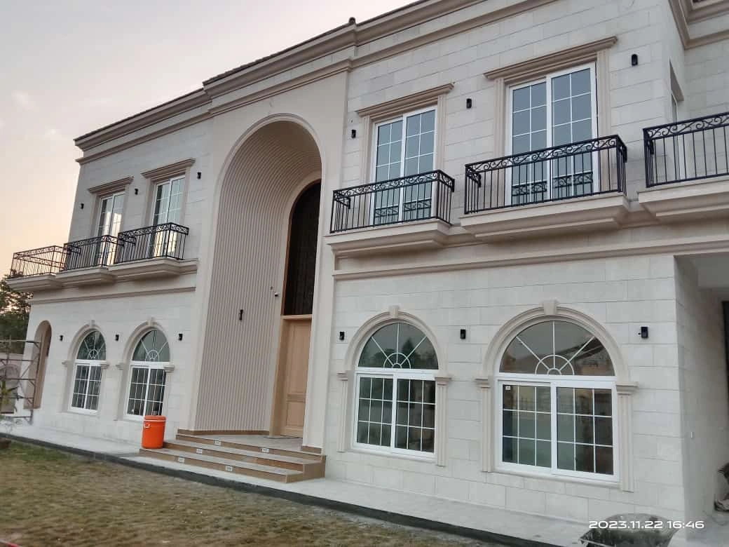 Project: Custom Arched Windows & French Doors located at Gulberg Greens, Islamabad